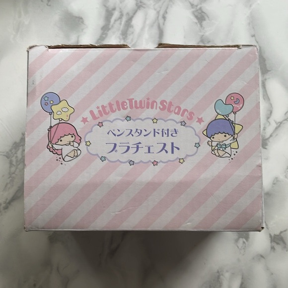 Sanrio NIB Kiki and Lala LITTLE TWIN STARS desk organizer box - Picture 6 of 14